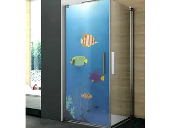 folie sablare cabina dus peisaj marin