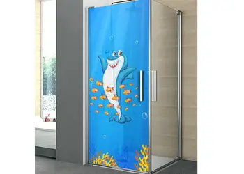 folie sablare cabina dus peisaj marin DRG204 1