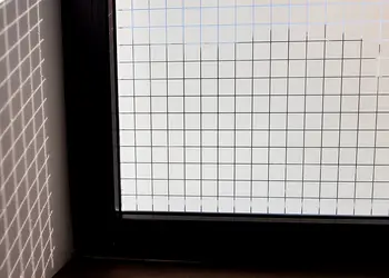 folie geam autoadeziva patrate albe square