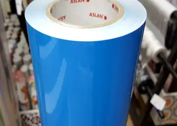 folie tabla scolara de scris cu marker aslan blue whiteboard