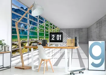 fototapet 3D empty interior