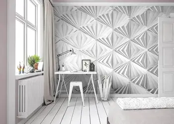 fototapet 3D gri delta