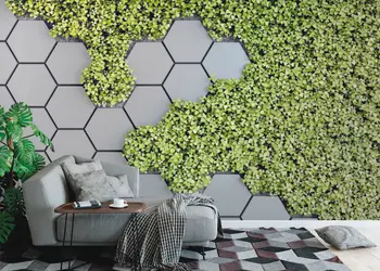 fototapet 3d gradina verticala