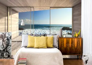 fototapet 3d large bay window