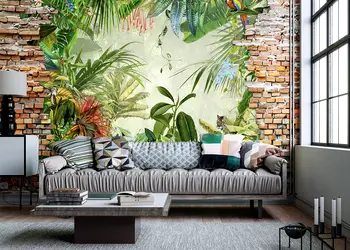 fototapet 3d peisaj jungla