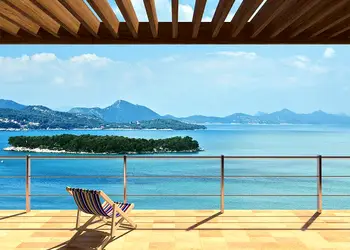 fototapet 3d sea view dimex peisaj marin 375 250 cm