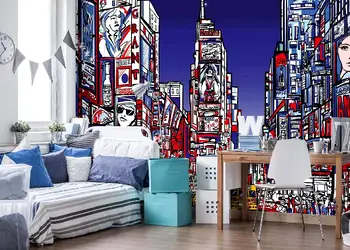 fototapet autoadeziv camera tineret