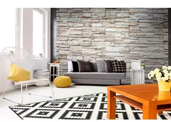 fototapet autoadeziv dimex travertine zid piatra gri