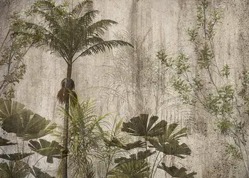 tapet baie rezistent la umiditate hiden jungle