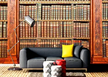 fototapet biblioteca