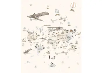 tapet camera baieti harta lumii cu aparate de zbor little adventures