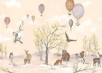 fototapet copii forest expedition komar 450 280 cm