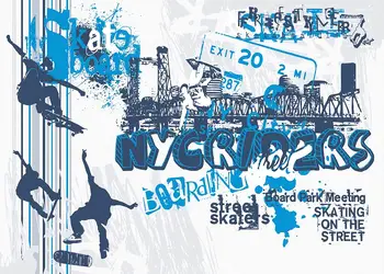 fototapet camera tineret Skate