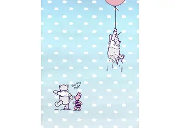 fototapet winnie the pooh piglet