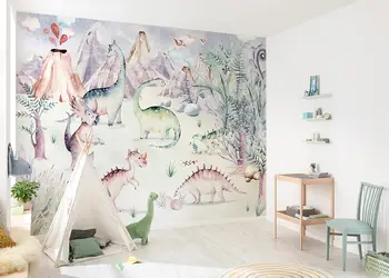 fototapet copii cu dinozauri dino paygroud komar