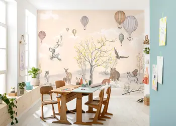 fototapet copii forest expedition komar 450 280 cm