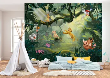 fototapet copii regele leu komar multicolor 350 280 cm