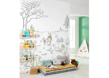 fototapet copii winnie the pooh komar model grafic