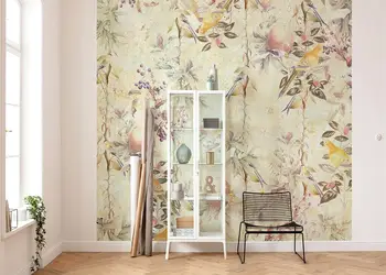 fototapet cosy bahemian komar model floral 300 280 cm