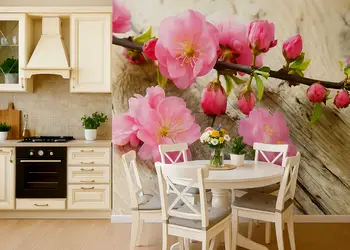 fototapet creanga inflorita sakura