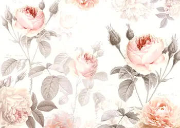 fototapet floral La maison