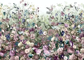 fototapet floral botanica