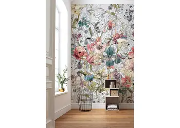 fototapet floral colorat komar if2004