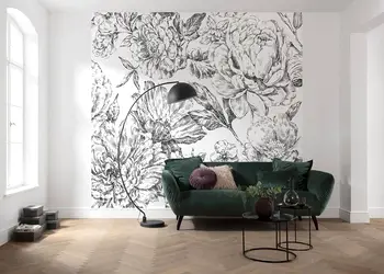 fototapet floral flowerbed komar model grafic 300 250 cm