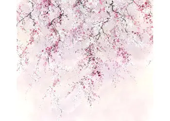 fototapet floral roz komar inx6013