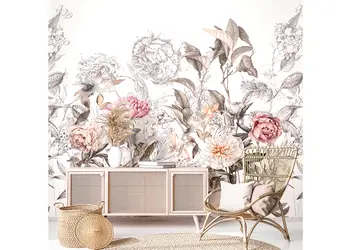 fototapet floral marburg isabell white 46923