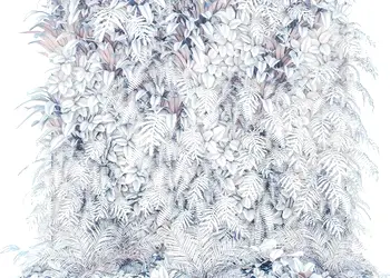 fototapet floral vertical garden