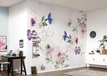 fototapet floral mov Poema komar