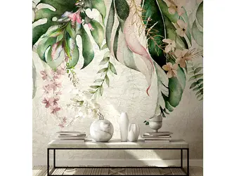 fototapet floral verde Luana Marburg 46996