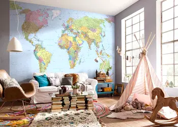 fototapet harta lumii