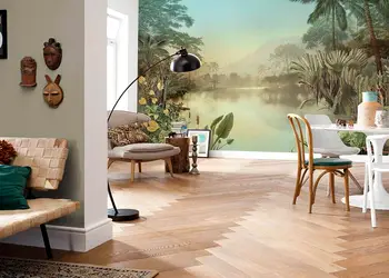 fototapet lac tropical