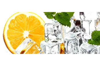 fototapet bucatarie lemon and ice 375 150