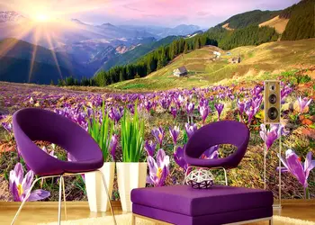 fototapet peisaj de munte spring