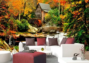 fototapet peisaj grist mill