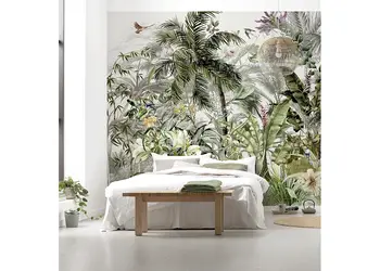 fototapet peisaj jungla komar birds in the jungle