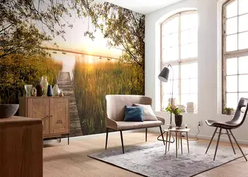 fototapet peisaj lakeside