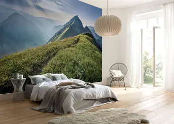 fototapet peisaj munte green vein