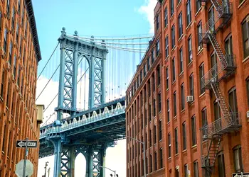 fototapet manhattan bridge