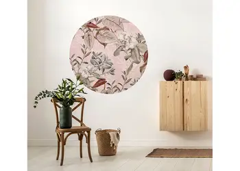 fototapet rotund model floral komar adorn