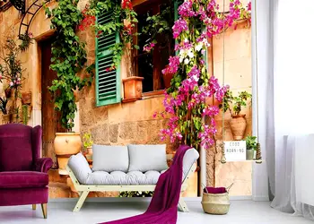 fototapet street garden