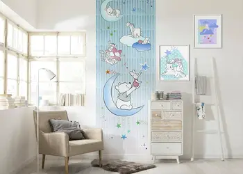 fototapet winnie the pooh piglet and stars