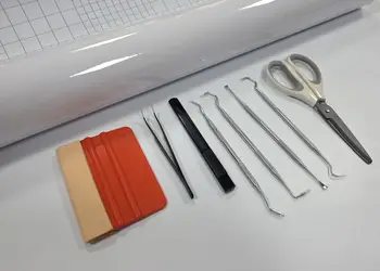 kit realizare si aplicare stickere personalizate