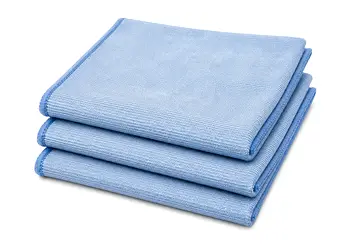 lavete microfibra albastre striate pentru sticla si ecrane