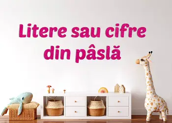 litere sau cifre din fetru pasla colorata 13 culori grosime 3mm autoadeziva lscdp09 s00