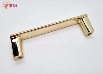 maner mobila metalic auriu lucios 96 mm