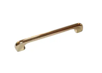 maner mobila metalic auriu lucios 128 mm